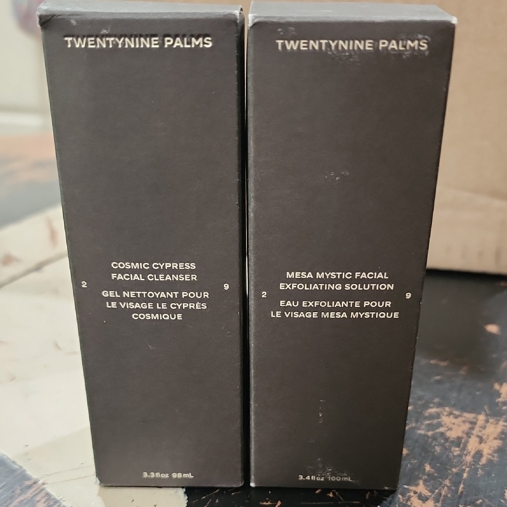 Twentynine Palms Cosmic Cypress Facial Cleanser & Mesa Mystic Facial Exfoliating